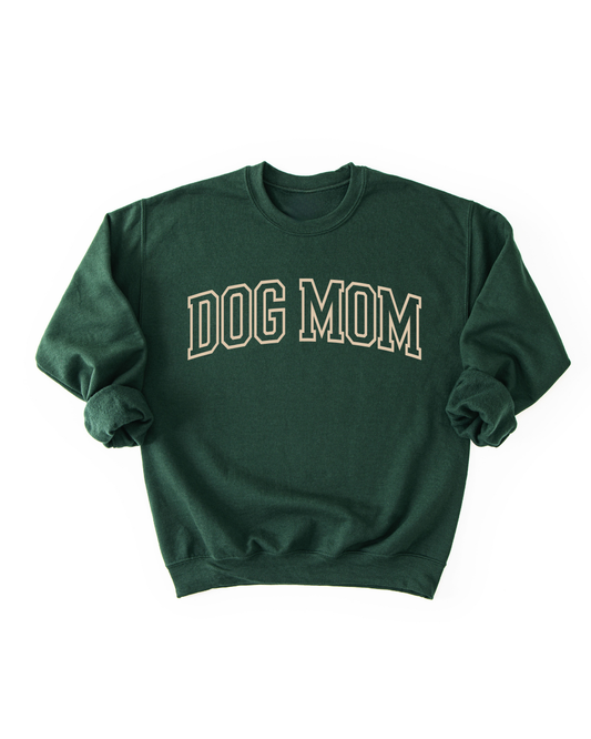 Dog Mom Varsity Sweatshirt