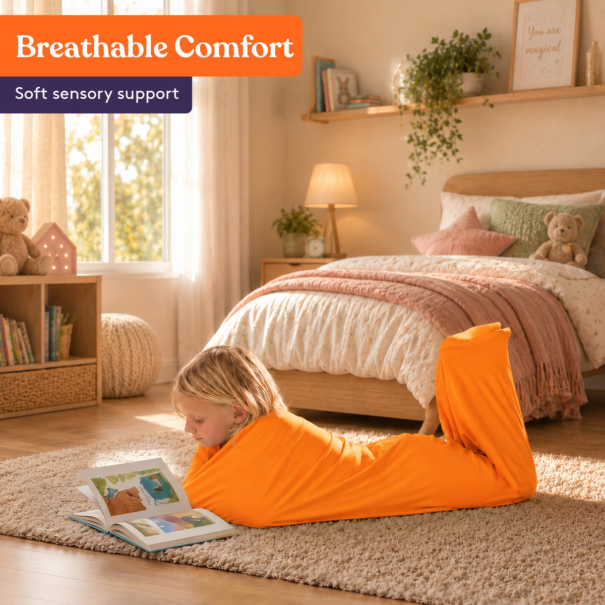 Sensory Stretchy Body Sock - New Snap Closure