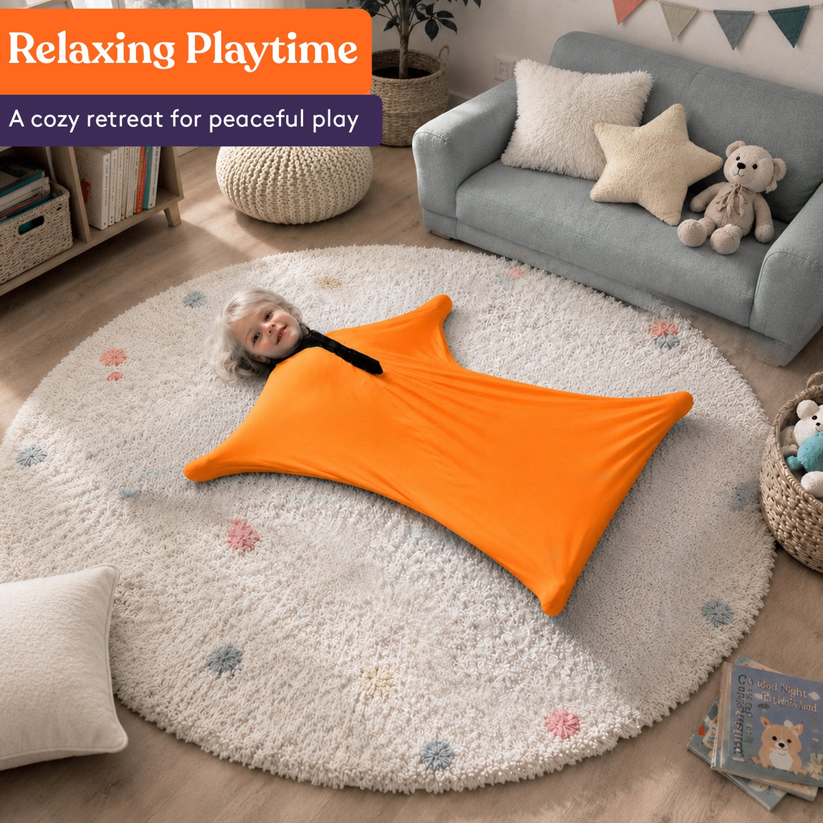 Sensory Stretchy Body Sock - New Snap Closure