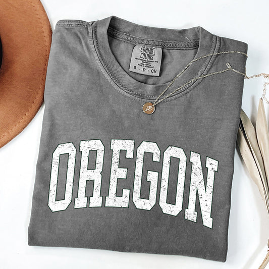 Oregon, Football, Sports, Game Day, Big Game, Touchdown, Tailgate Party, University, College, State Tshirt Comfort Colors T-Shirt