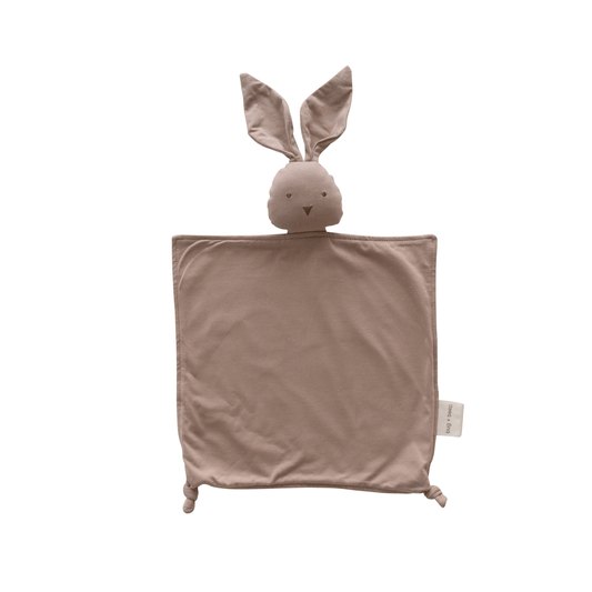 Organic Cotton Bunny Lovey – Mocha