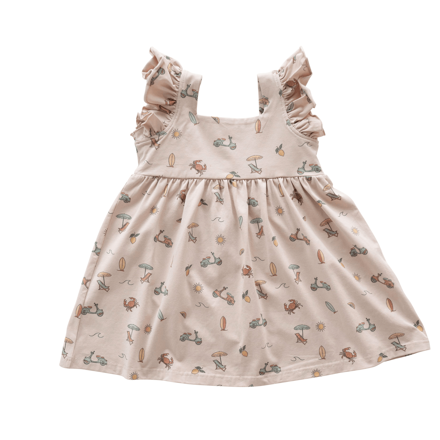 Organic Cotton Flutter Dress – Summer Vibes