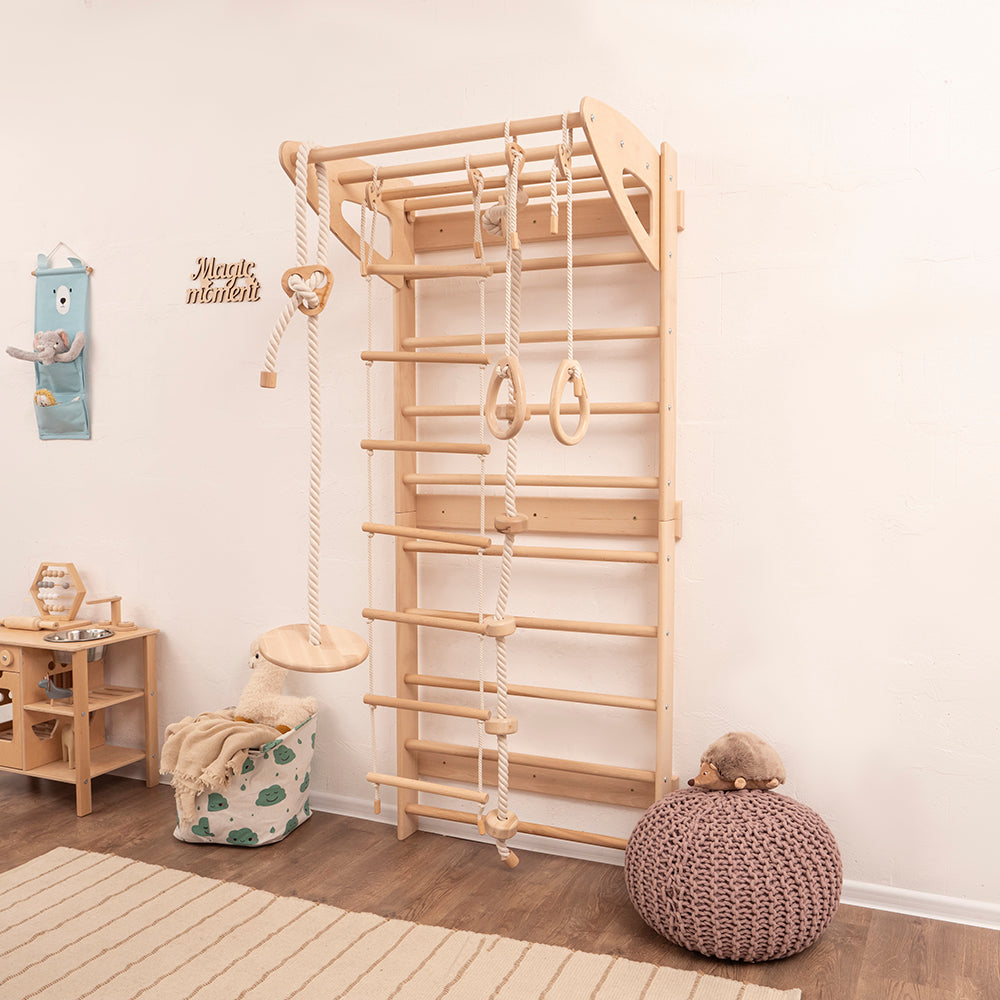 Swedish Wall Gym Set with Accessories