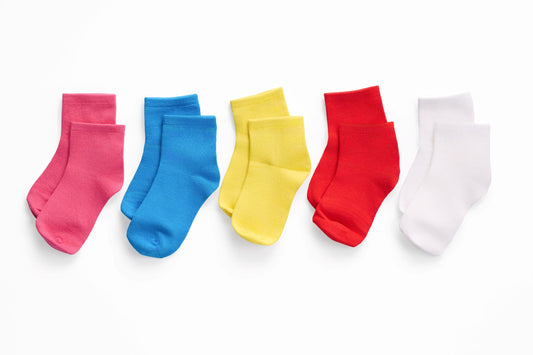 ANKLE 5-Pack Seamless Toe Socks great with Sensory Sensitivities