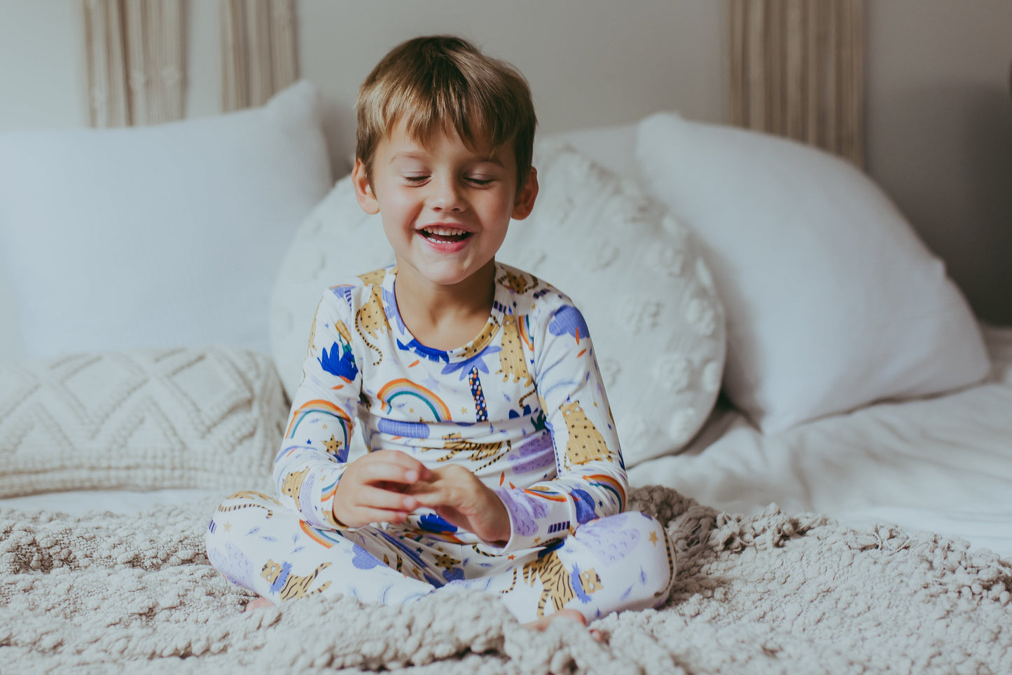 "Cat's Pajamas" Two-Peaz™ Jamz - Rainbow