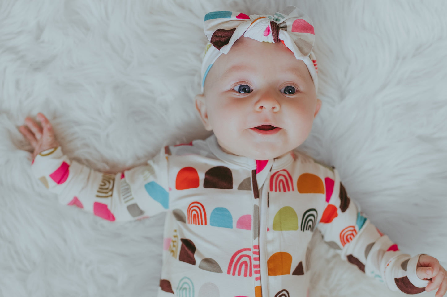 "Adorable Abstracts One-Peaz™ Footies - Hills