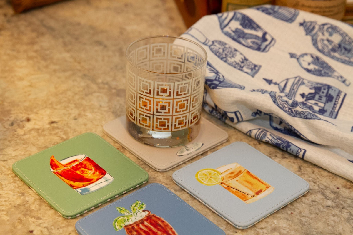 Shaken, Not Stirred Coasters, Set of 4