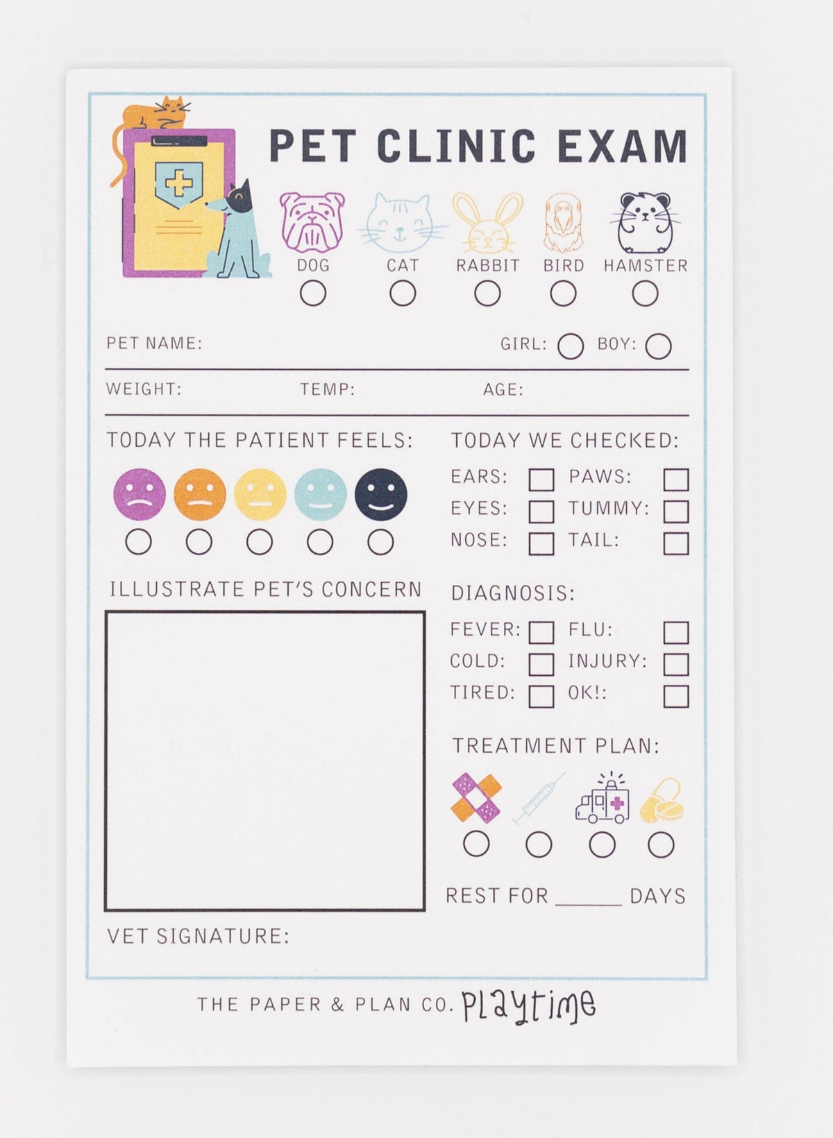 Pet Clinic Exam Playtime Pad®