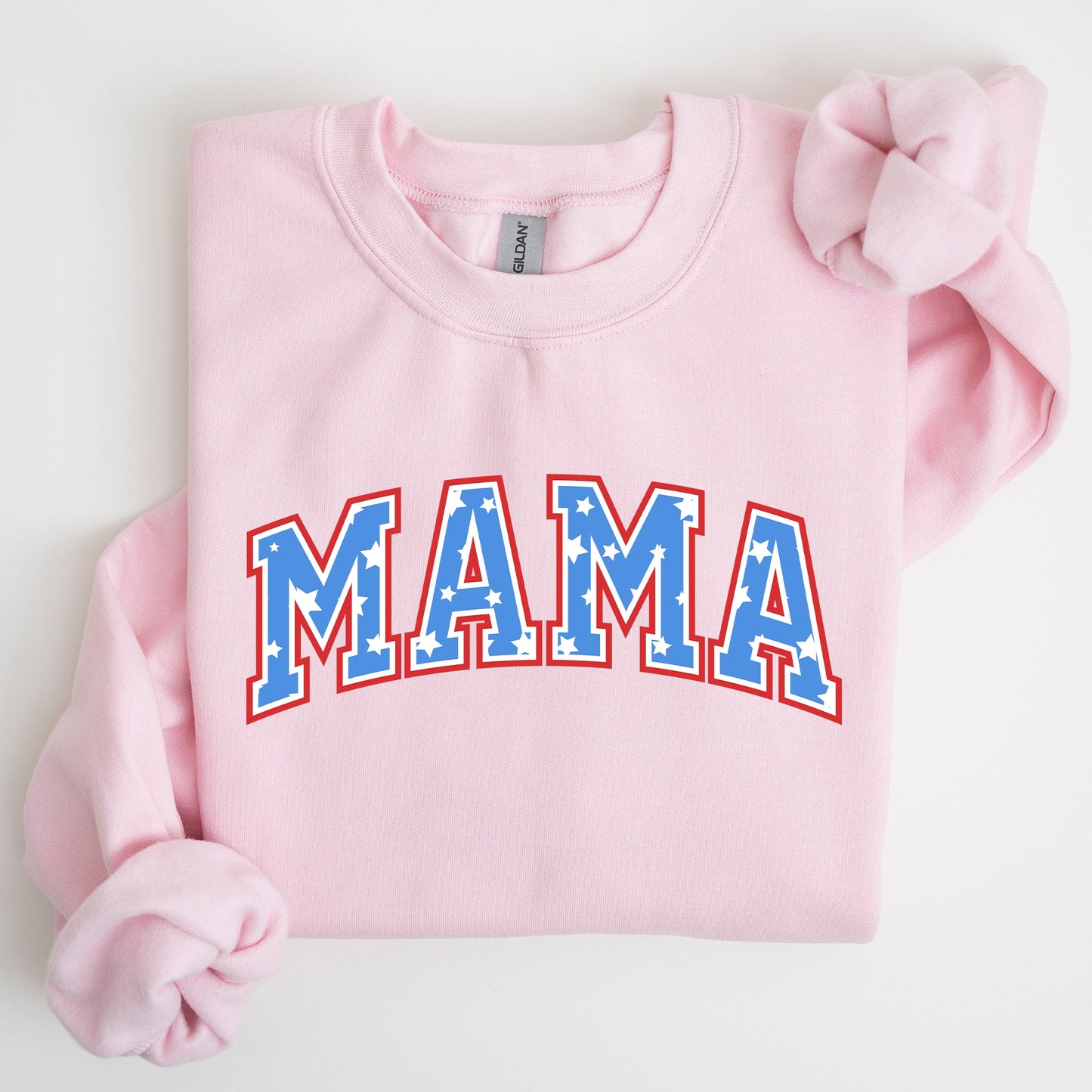 Patriotic Mama, Stars and Stripes, 4th of July Sweatshirt