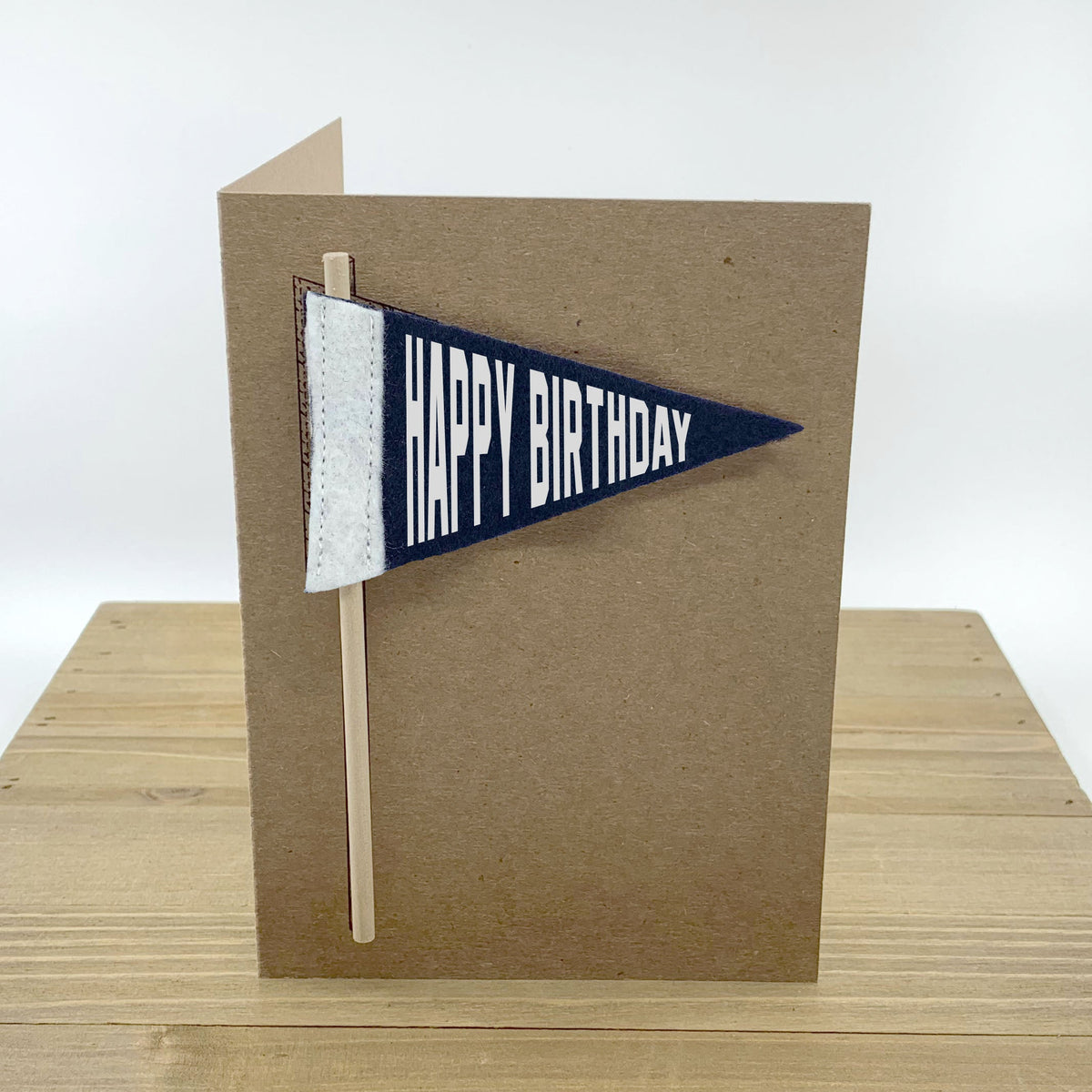 Mini Pennant Greeting Card HAPPY BIRTHDAY