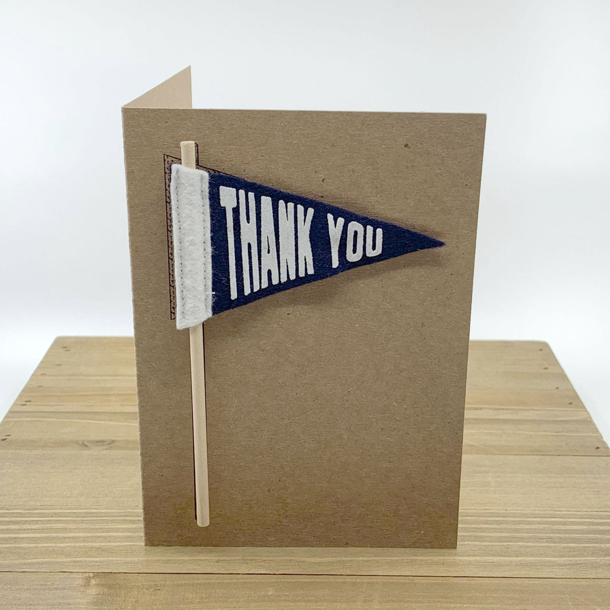 Mini Pennant Greeting Card THANK YOU