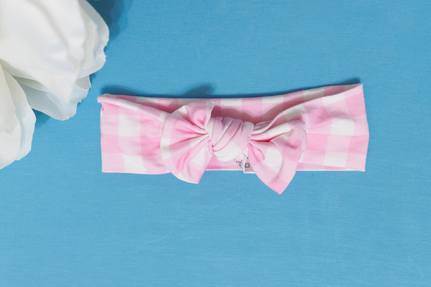 TAFFY PINK GINGHAM DREAM BOW