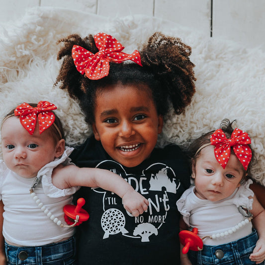Red Polka Dot Whimsy Bow