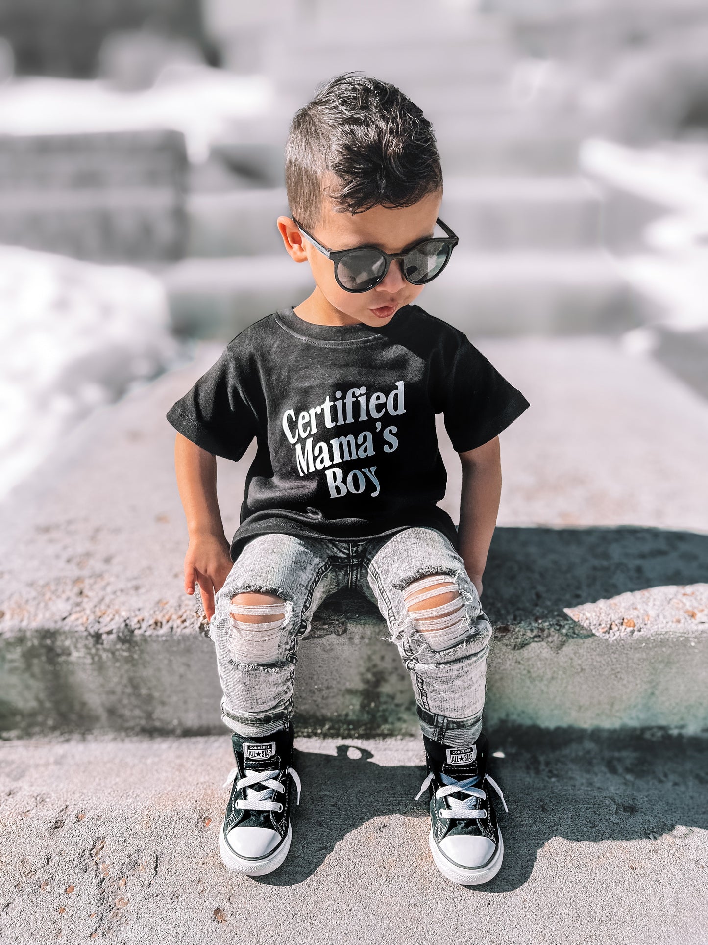 Certified Mama's Boy Tee- preorder