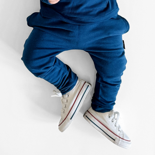HAREM PANTS- Navy