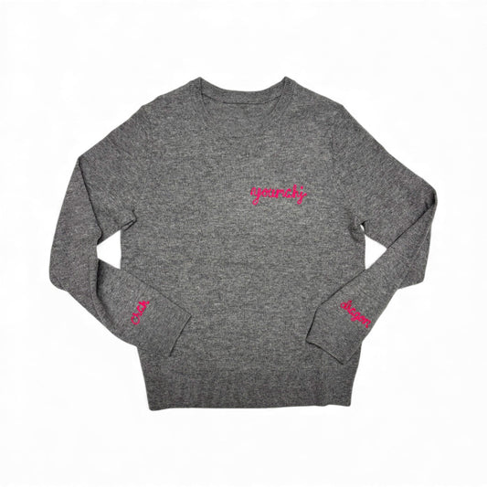 Cashmere Chainstitch - Grey