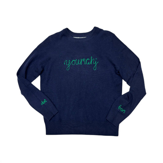 Cashmere Chainstitch - Navy