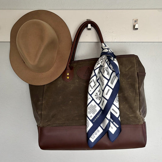 Turning Tiles Silk Scarves