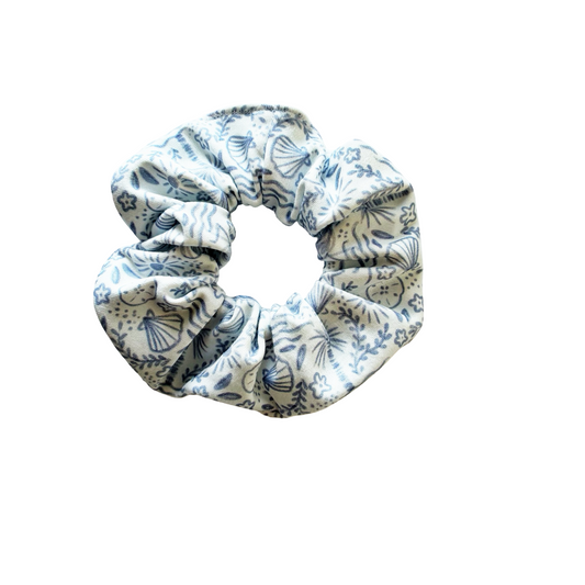 Boho Muted Coastal Scrunchie