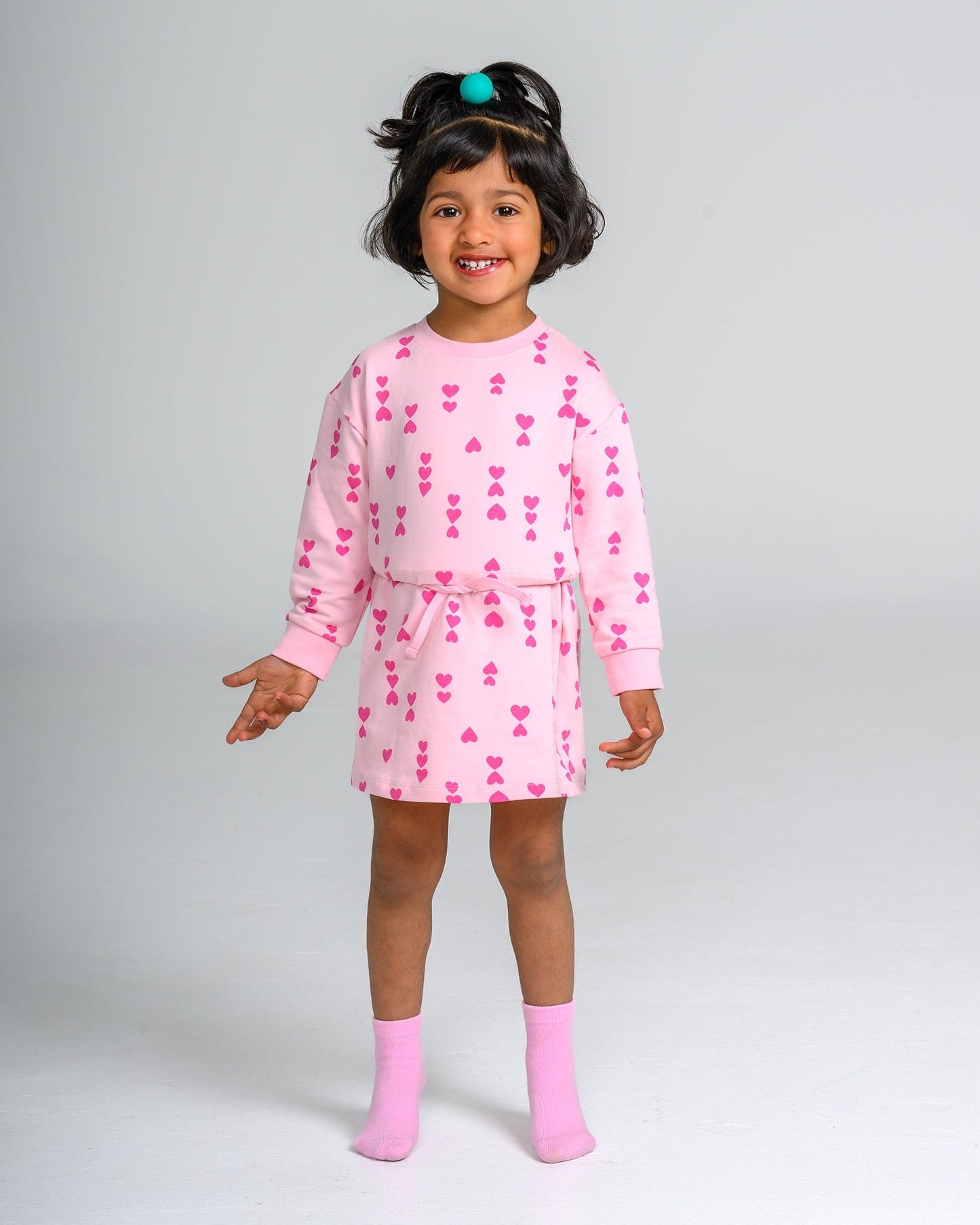 Pink-on-Pink Hearts Dress