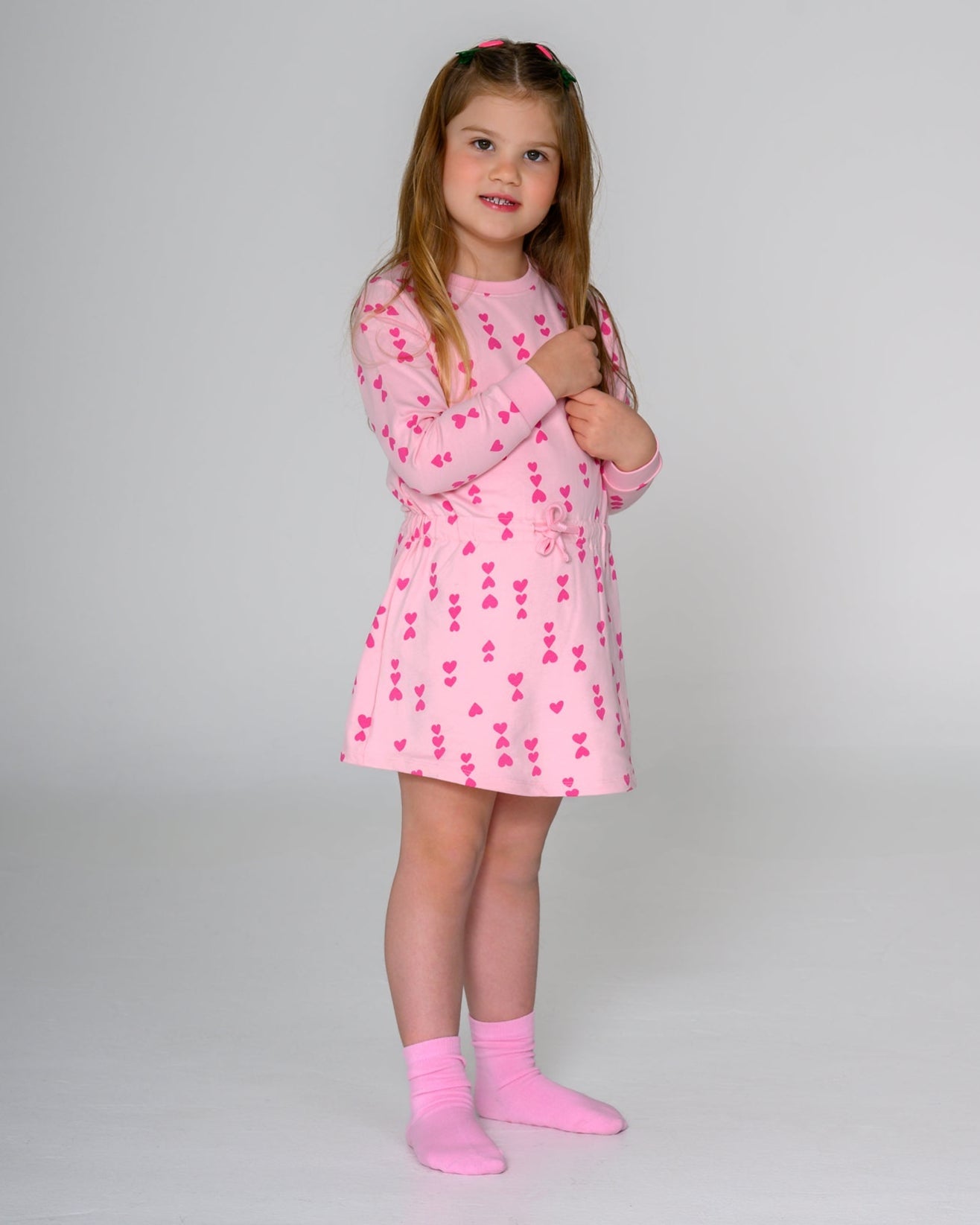 Pink-on-Pink Hearts Dress