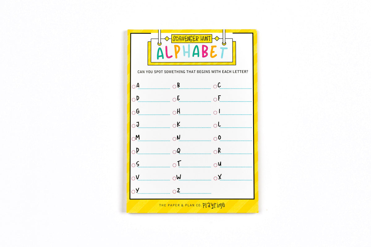 Alphabet Scavenger Hunt Playtime Pad®