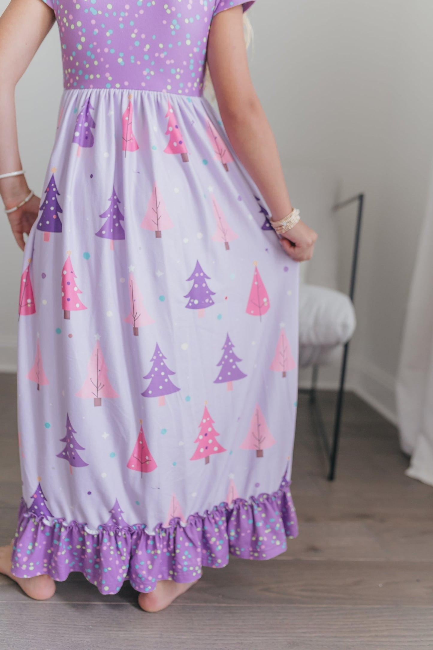 Purple Tree Lounge Gown