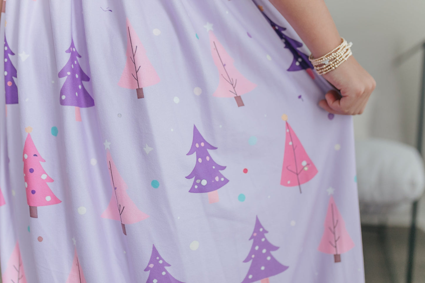 Purple Tree Lounge Gown