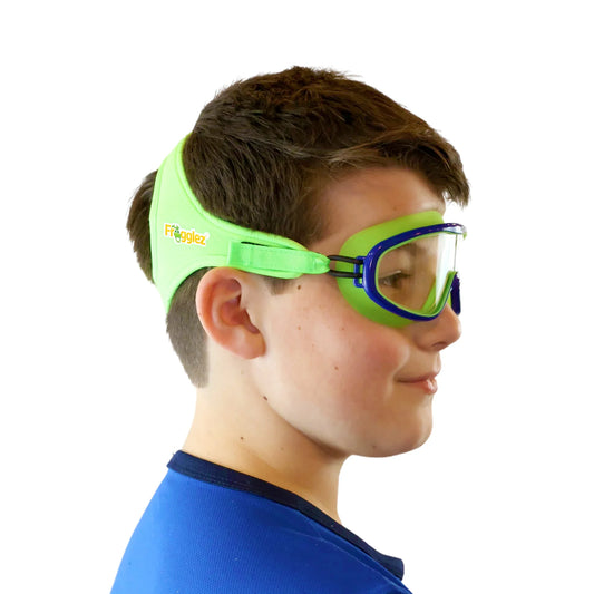 Green Solidz Swim Half Mask ages 4-10