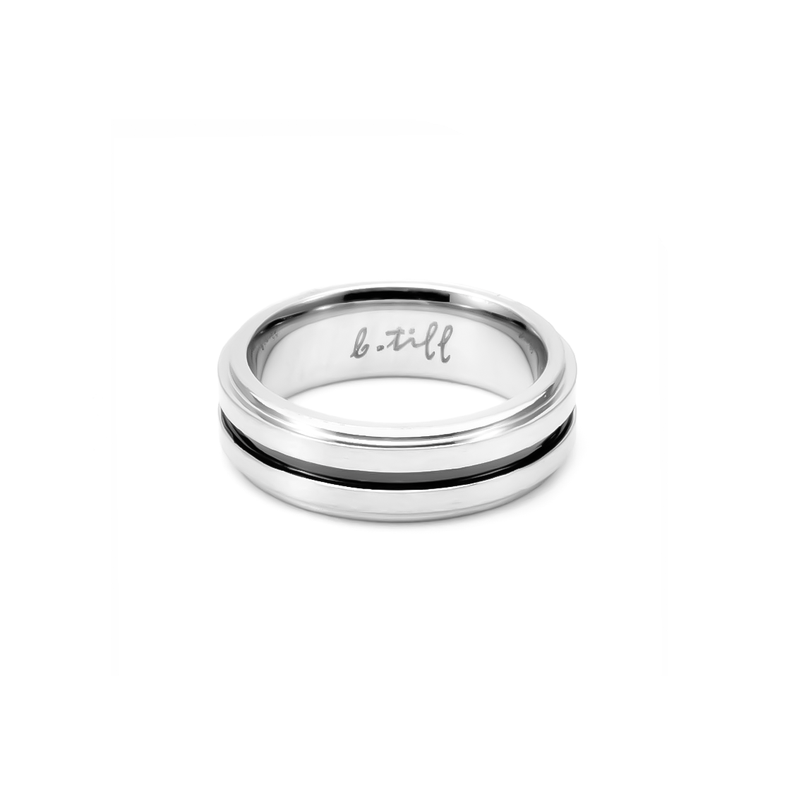 RG303B B.Tiff Black Enamel Bearing Ring