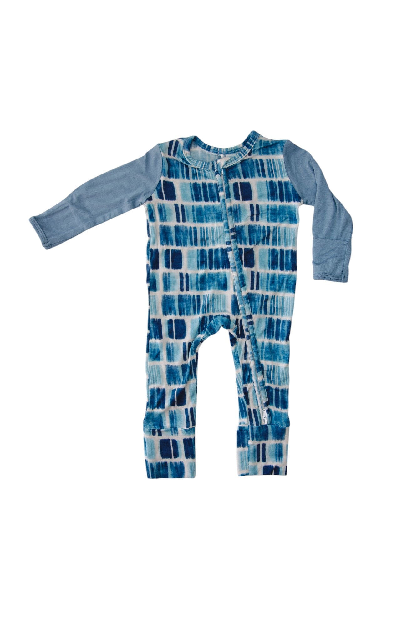 Indigo Dash | Two-Way Zip Footie