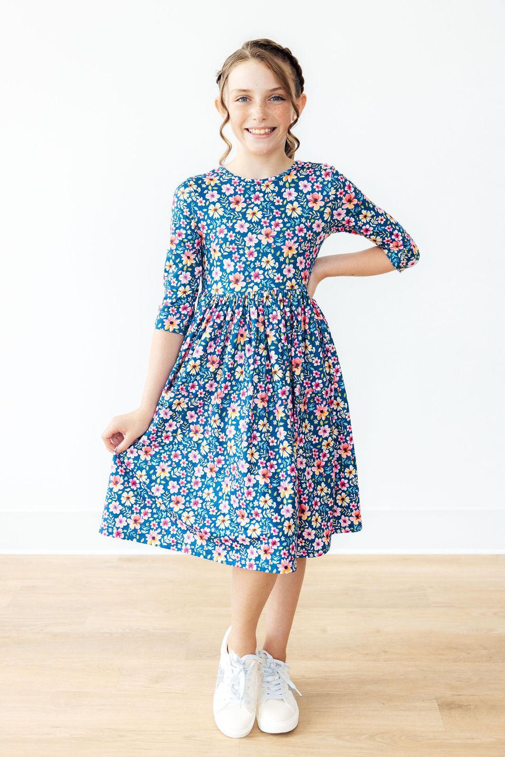Rainforest Blooms Twirl Dress