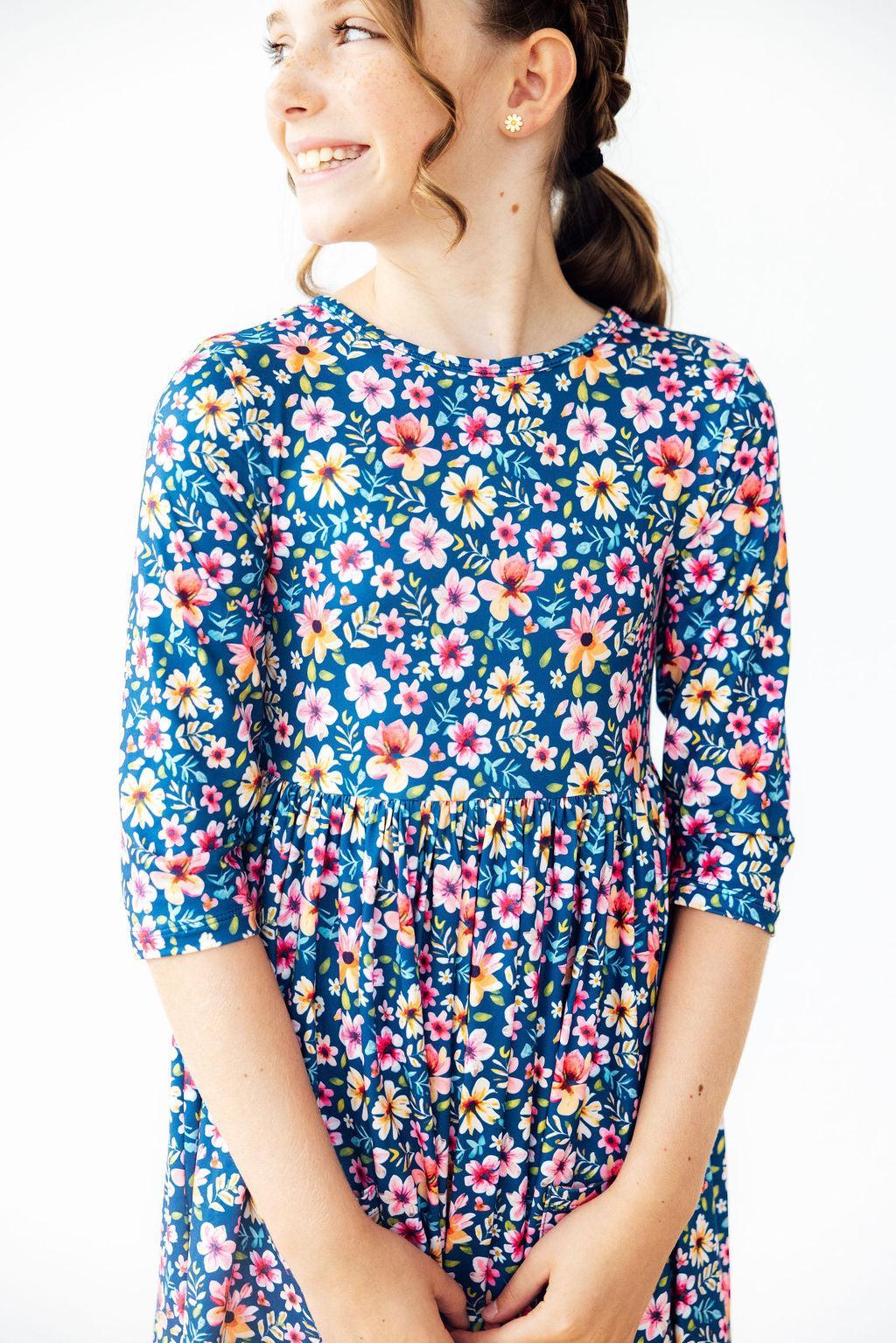 Rainforest Blooms Twirl Dress