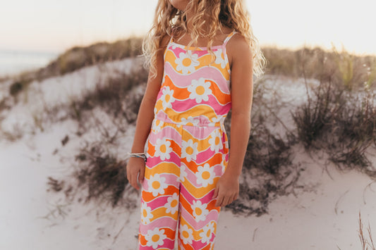 Retro Floral Jumpsuit