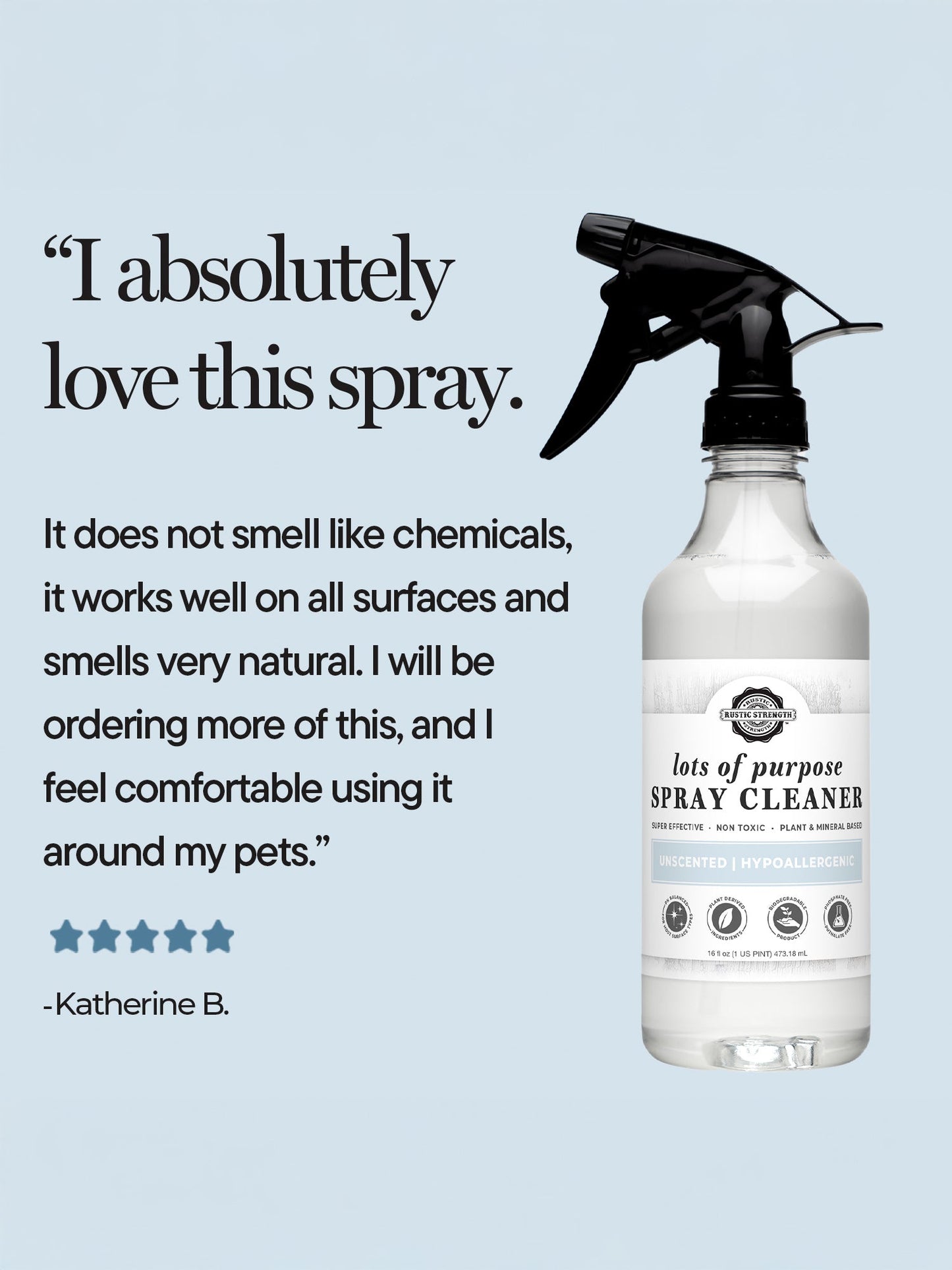 Lots of Purpose Spray Cleaner | Rosemary, Mint & Tea Tree