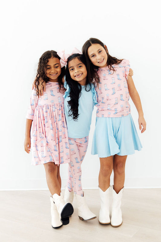 Howdy 3/4 Pocket Twirl Dress