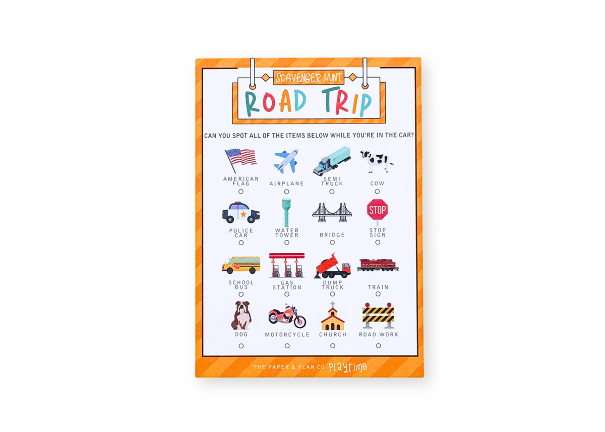 Road Trip Scavenger Hunt Playtime Pad®