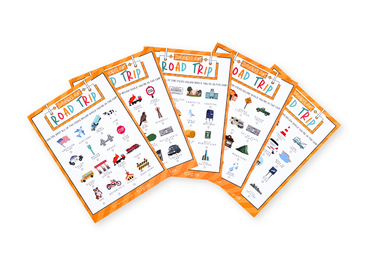 Road Trip Scavenger Hunt Playtime Pad®