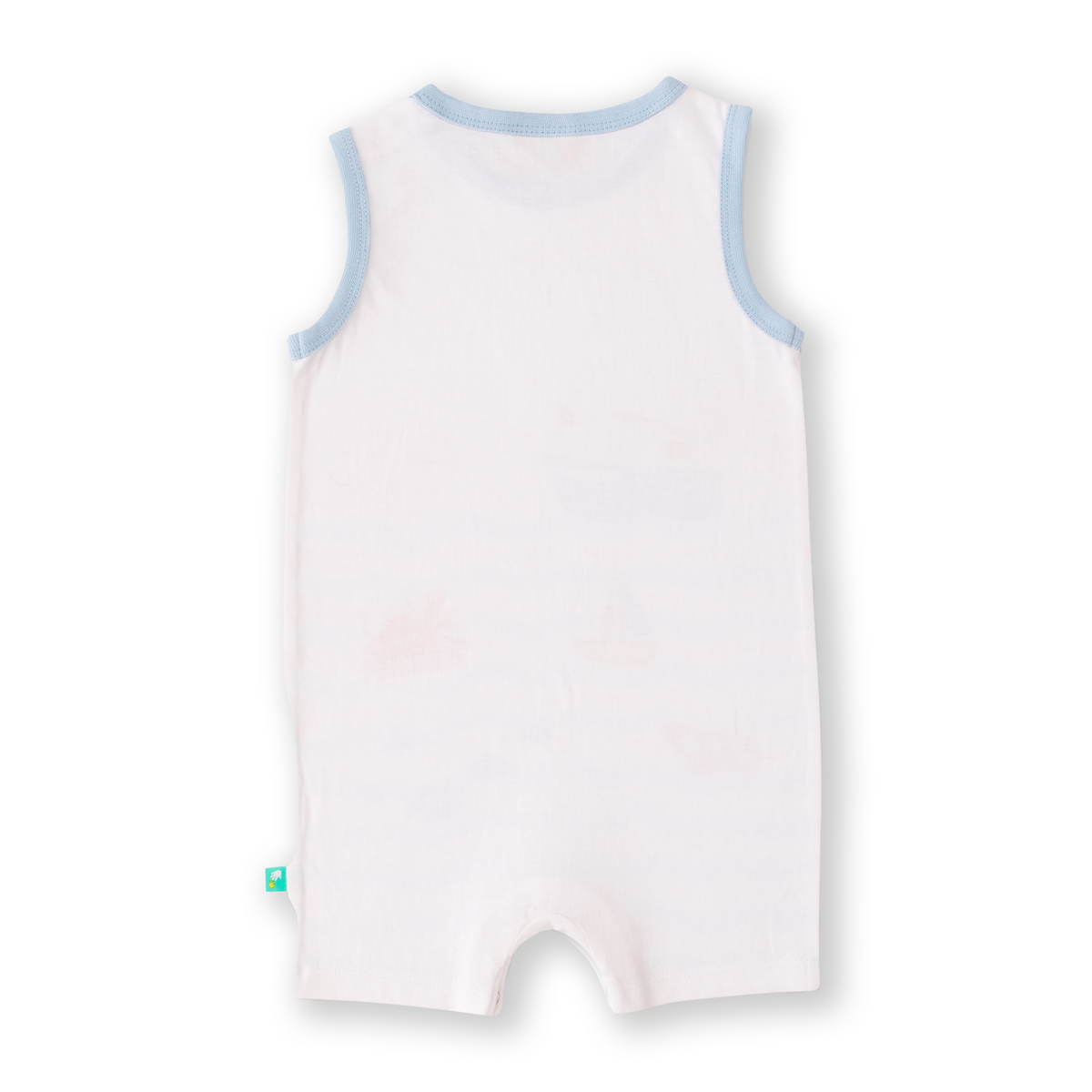 Sleeveless Striped & Printed Romper for Baby Boys - Pack of 2