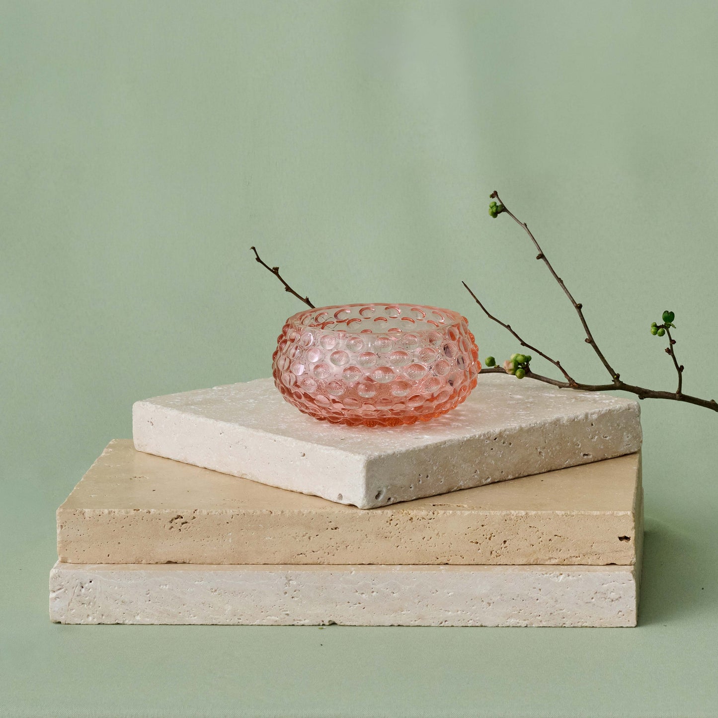 Hobnail Bowl - Small - Rose Bronze