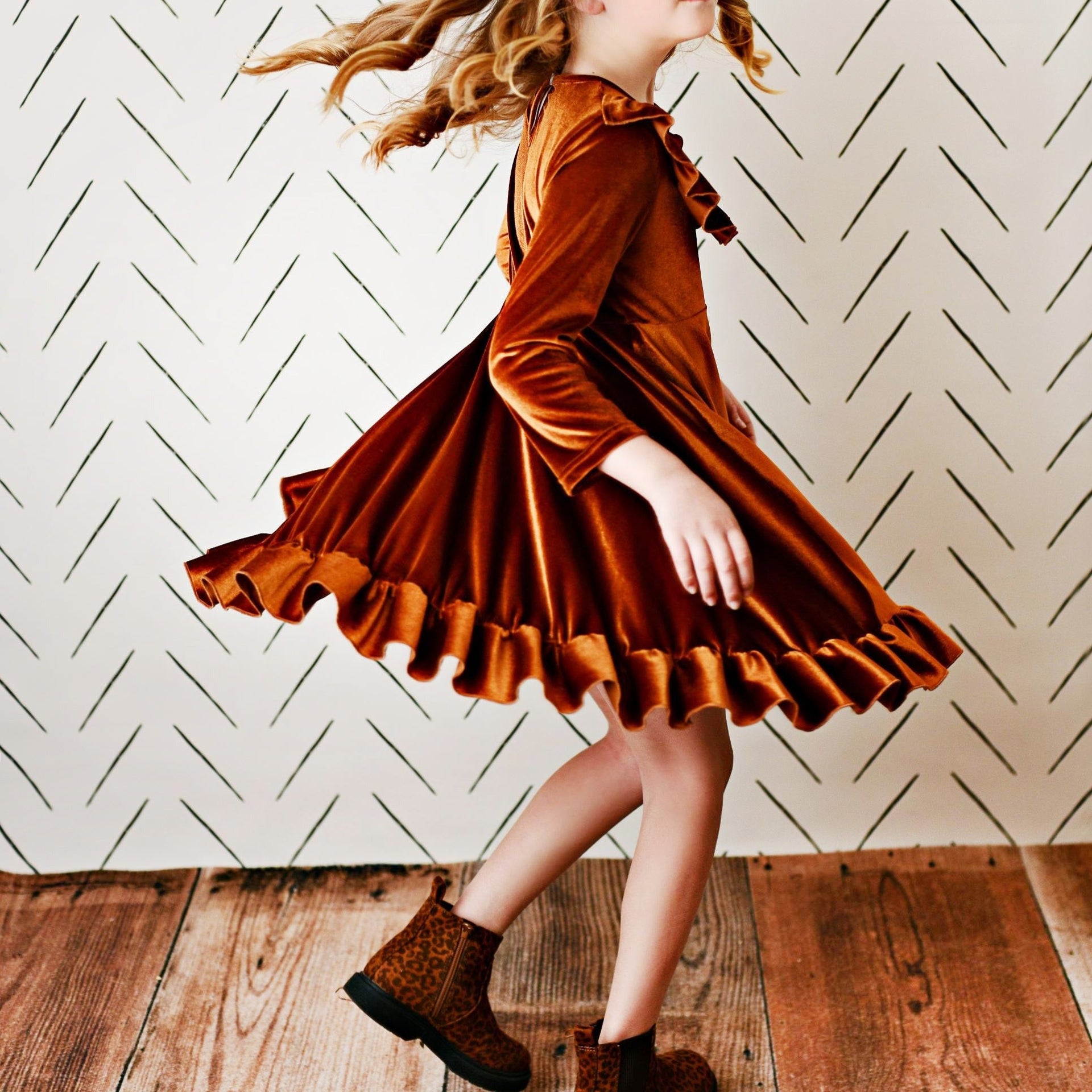Rust Velvet Dress – Unicorn Tooth Rust Velvet Dress – Unicorn Tooth
