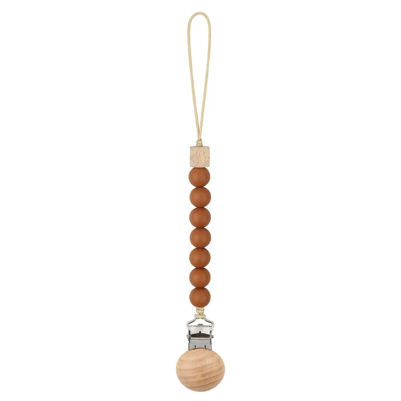 Teething Beads Pacifier Clip