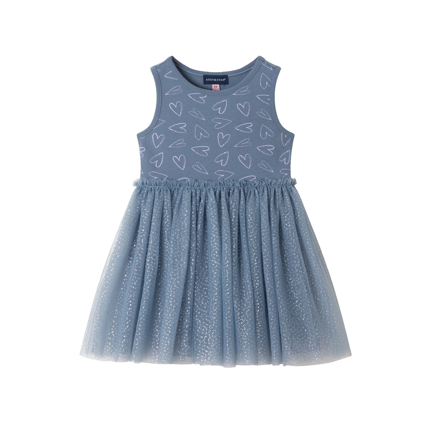 Kids (2-6x) Jersey Dress and Sweatshirt Set | Tic-Tac-Toe