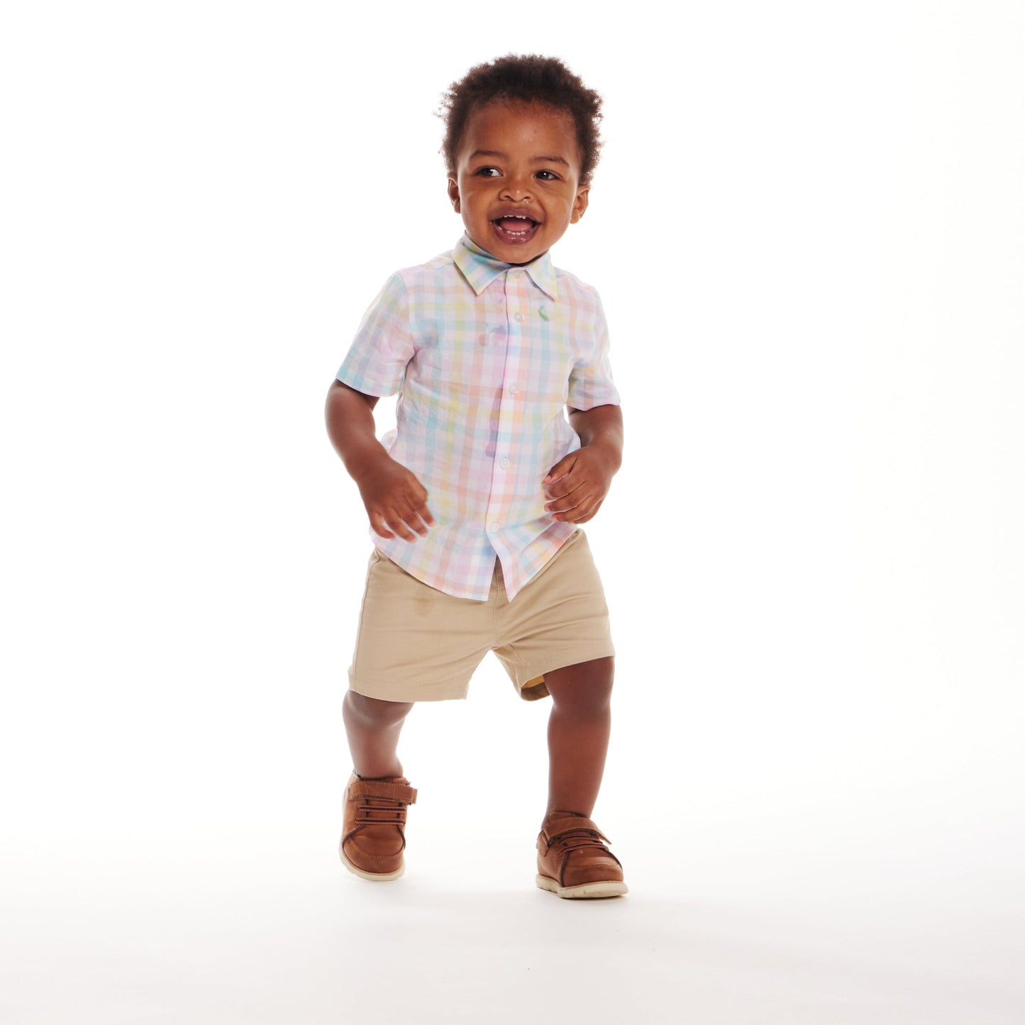 Infant (3-24M) 3-Piece Plaid Set | Easter Outfit