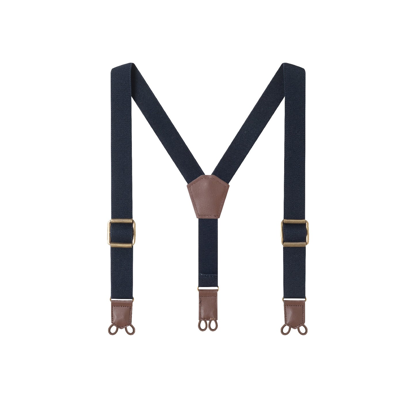 Boys Suspender Set | Navy & Khaki