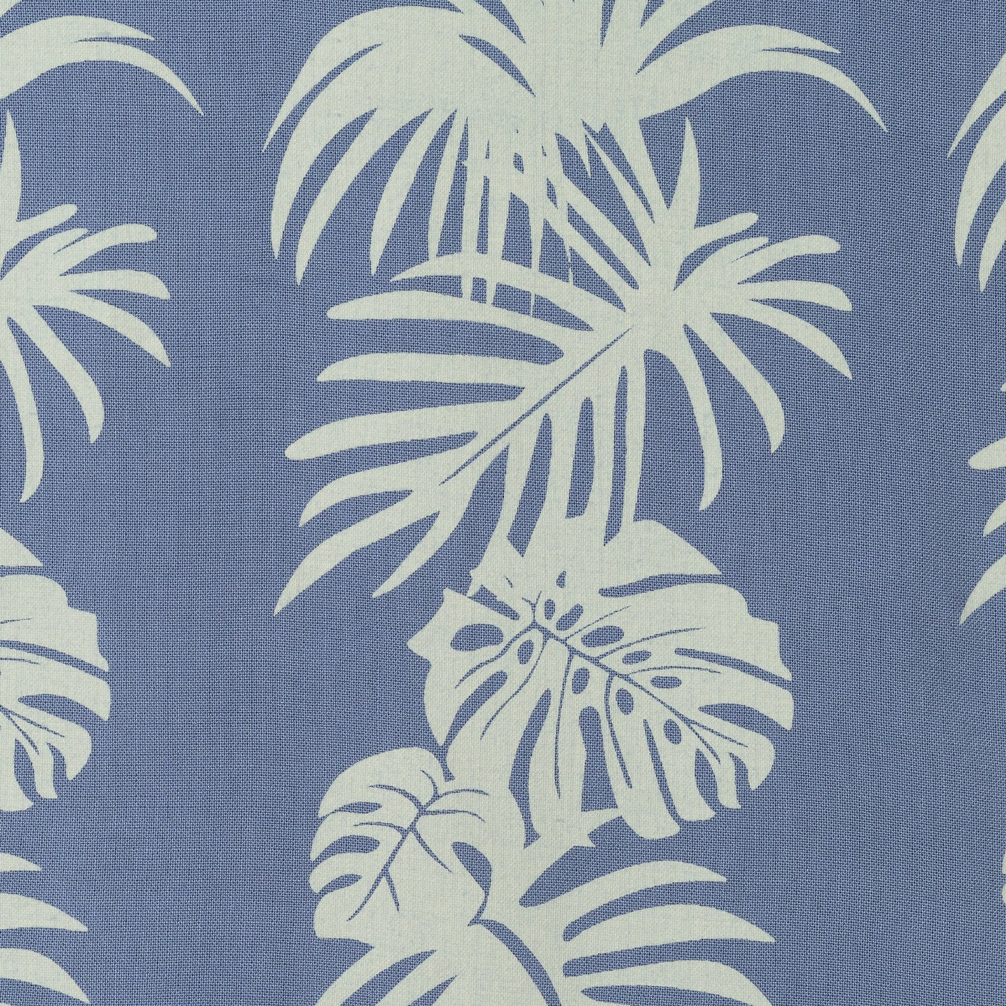 Kids (2-8) 2-Piece  Stripe Palm Buttondown Set | Blue