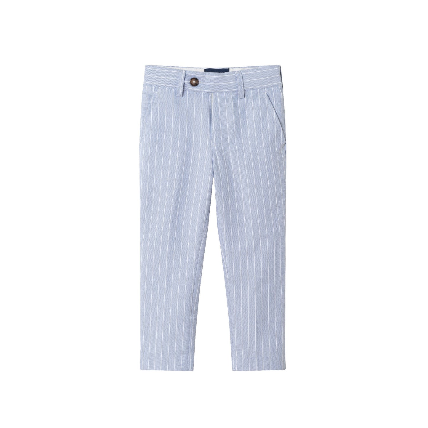Kids (2-8) Suit Set | Blue Pinstripe