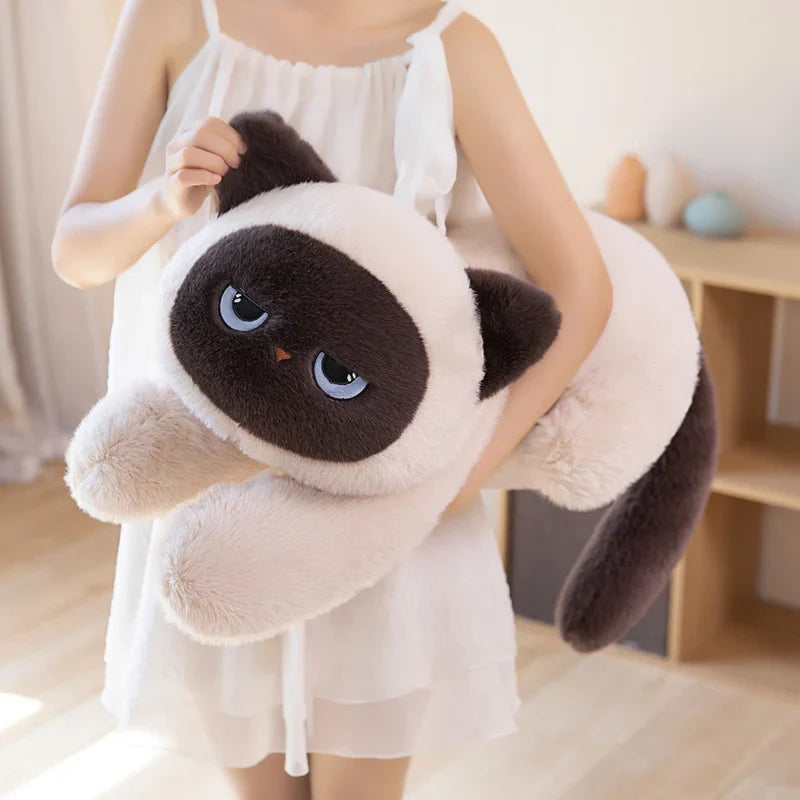 Sleepy Cat Body Pillow Plushies