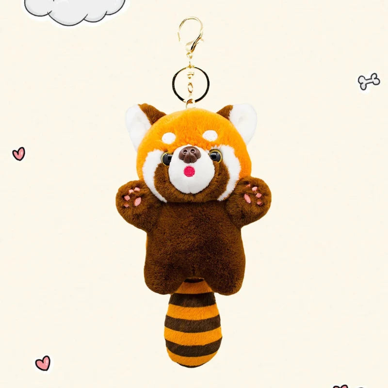 Red Panda Plushie Pendant Keychain