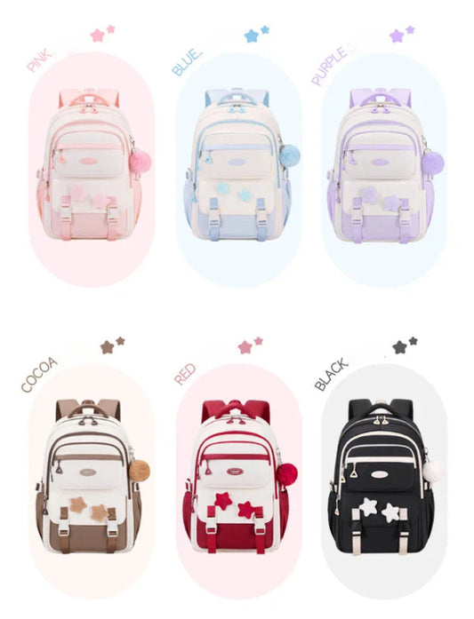 Kawaii Pastel Cutesy Backpack Set